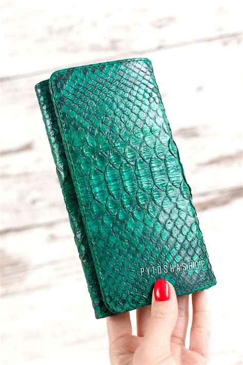 snakeskin wallet womens|real snake skin wallet.